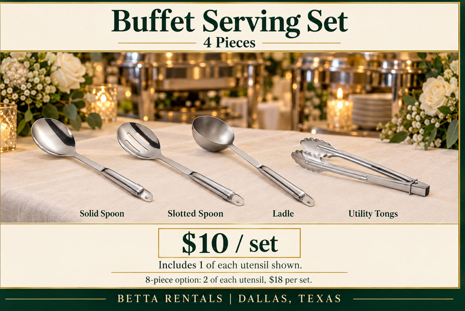 Buffet Serving Set